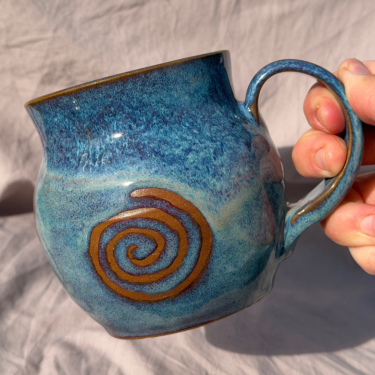 Swirl Dreamy Blue Mug