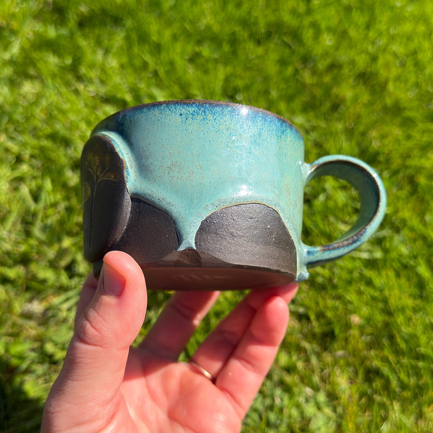 Ginkgo Leaf Latte Mug