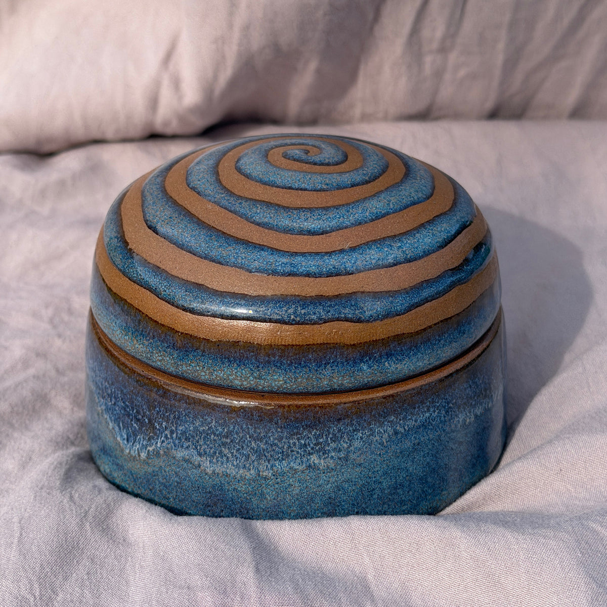 Spiral Blurple Jar