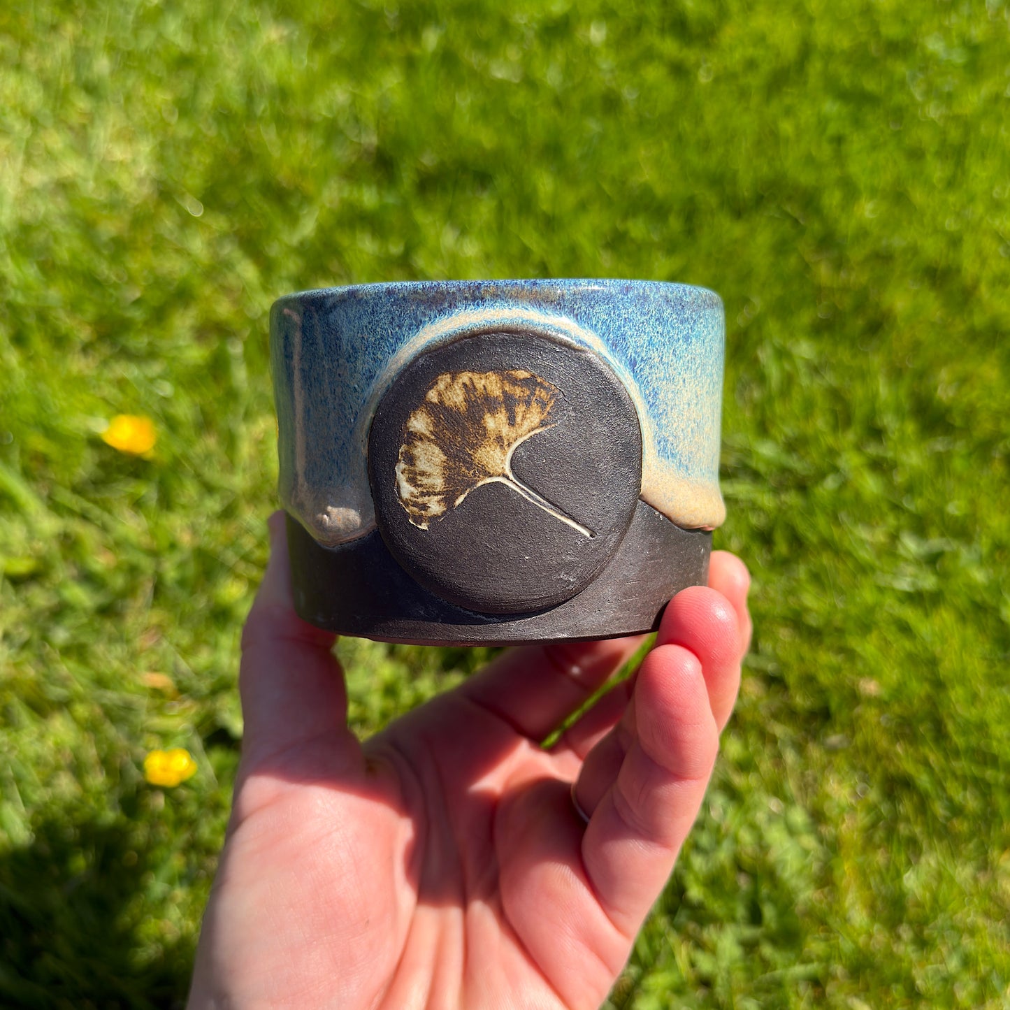 Ginkgo Leaf Latte Mug