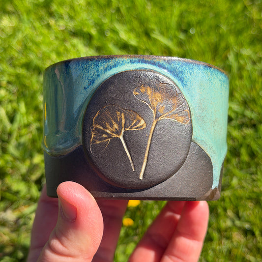 Ginkgo Leaf Latte Mug