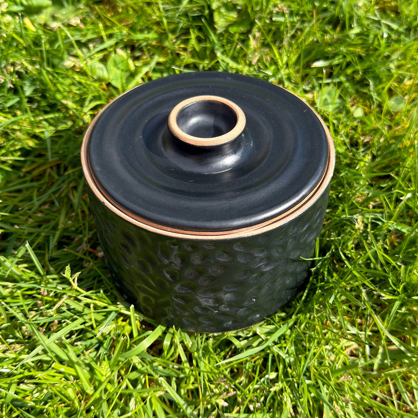Textured Matte Sugar Jar