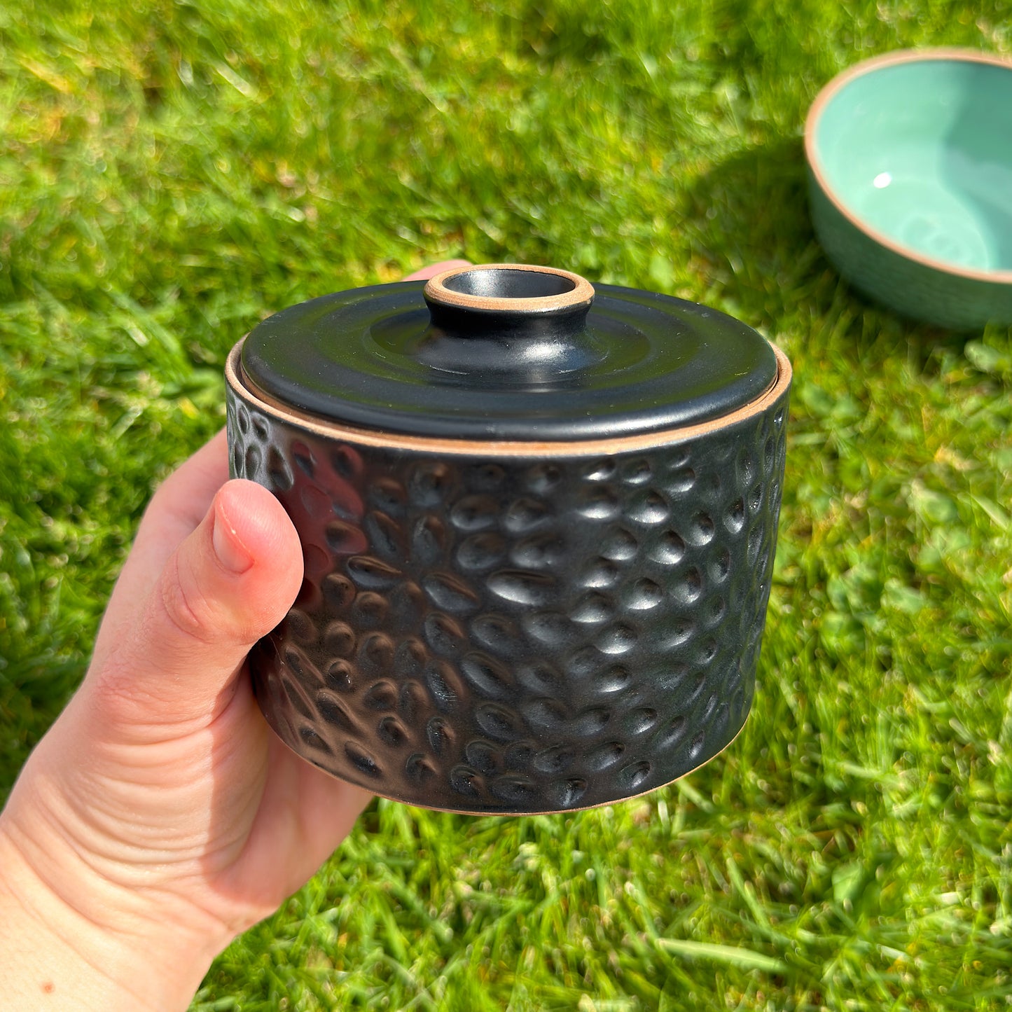 Textured Matte Sugar Jar